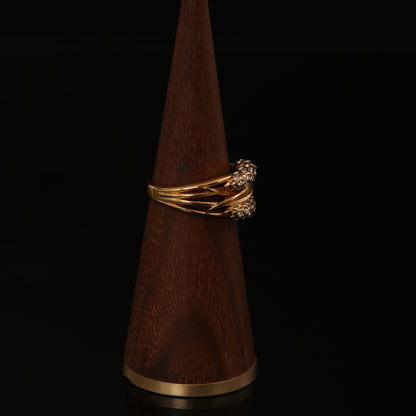 Vintage Geometric Artisan Handcrafted Open Ring
