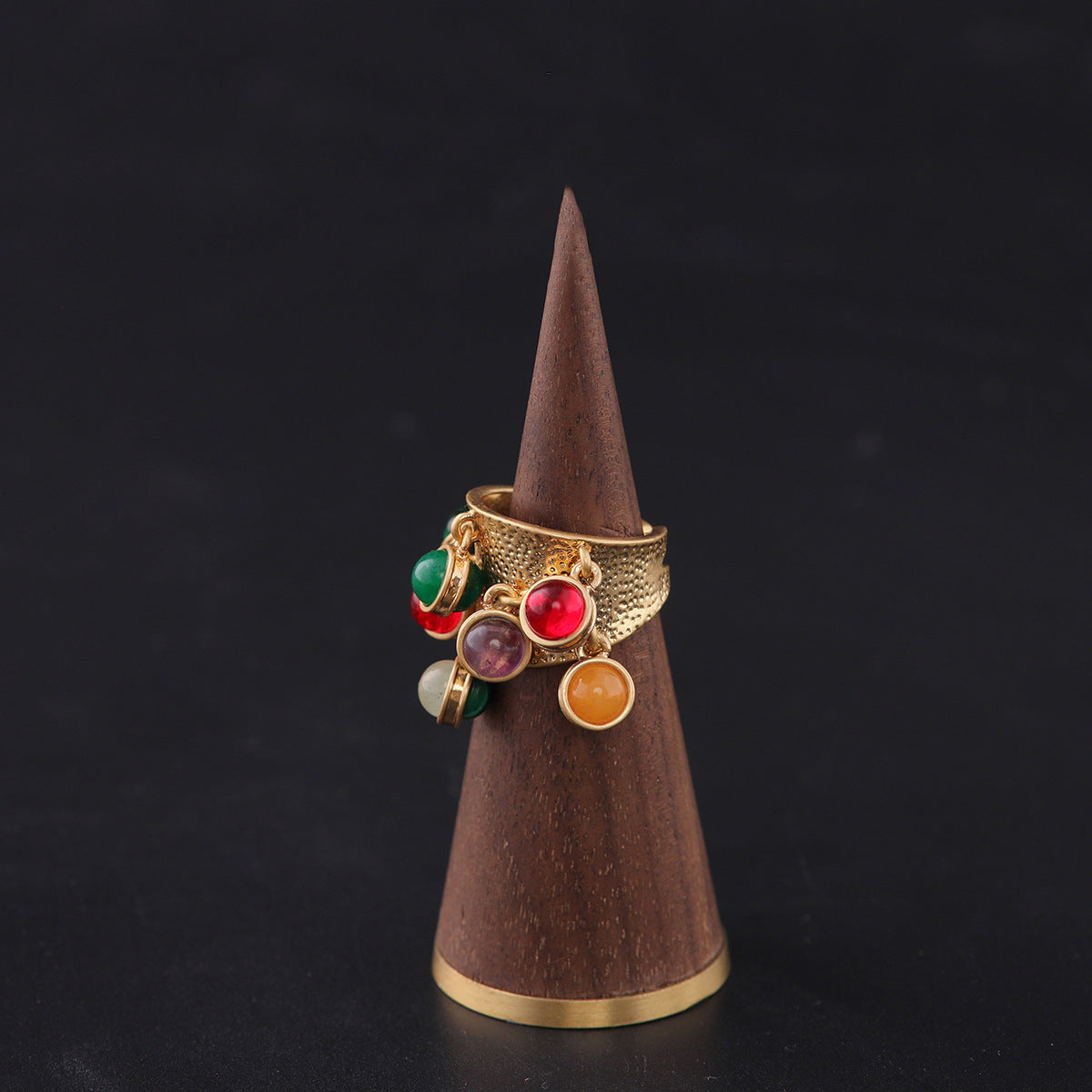 Vintage Geometric Chic Handcrafted Open Ring Handcrafted Design