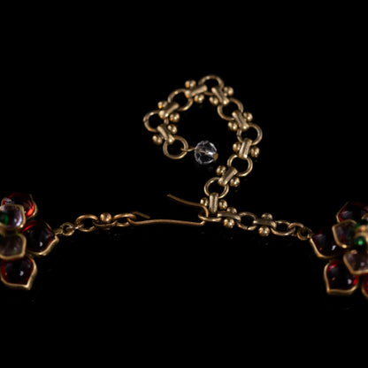 Vintage Glass Refined Chic Necklace for Ladies