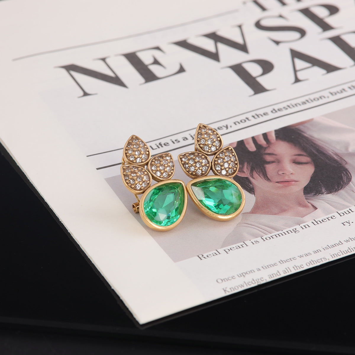 Vintage Teardrop Timeless Statement Earrings Gift Jewelry