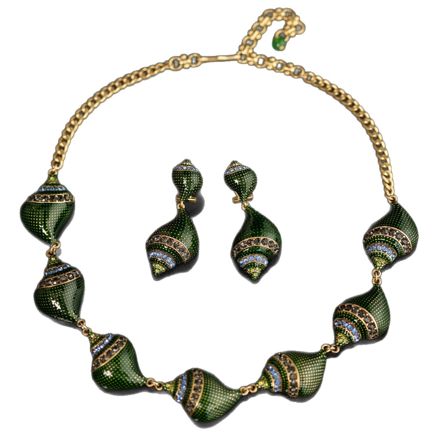Vintage Elegant Conch Jewelry Set Designer Designer