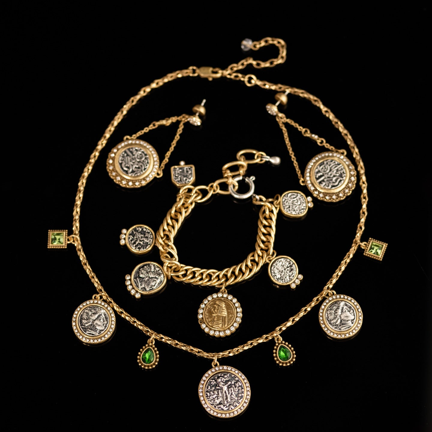 Vintage Royal Jewelry Set Ornate Heirloom Heirloom