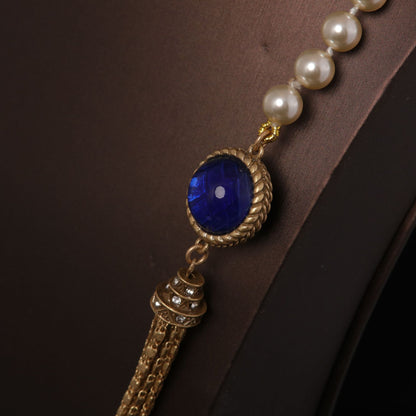 Vintage Pearl Floral Timeless Necklace for Ladies