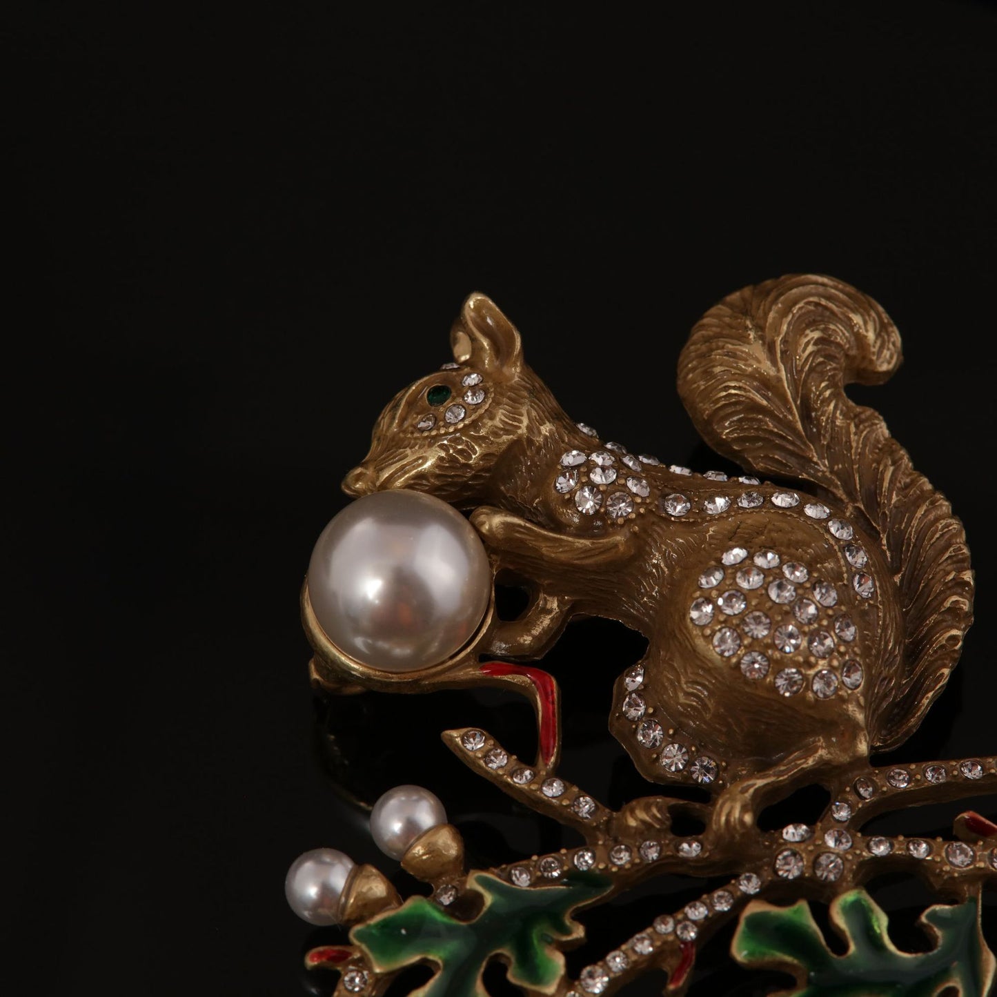 Vintage Enamel Elegant Handcrafted Brooches for Men
