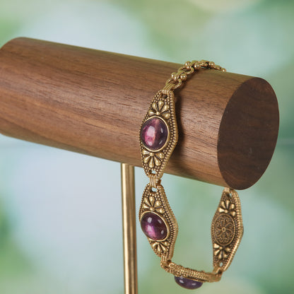 Vintage Geometric Timeless Polished Bracelet for Women