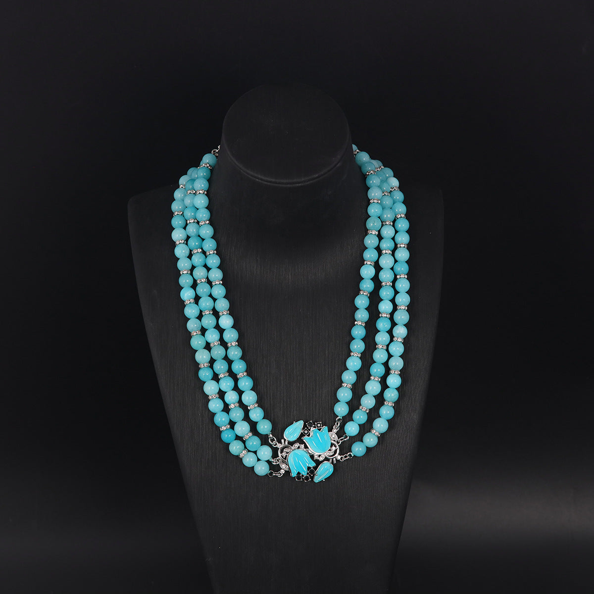 Vintage Crystal Chic Handcrafted Necklace Gift Jewelry