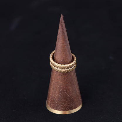 Vintage Geometric Timeless Handcrafted Open Ring Gift Jewelry