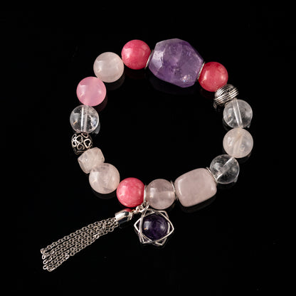 Vintage Crystal Star Classic Handcrafted Bracelet Gift Jewelry
