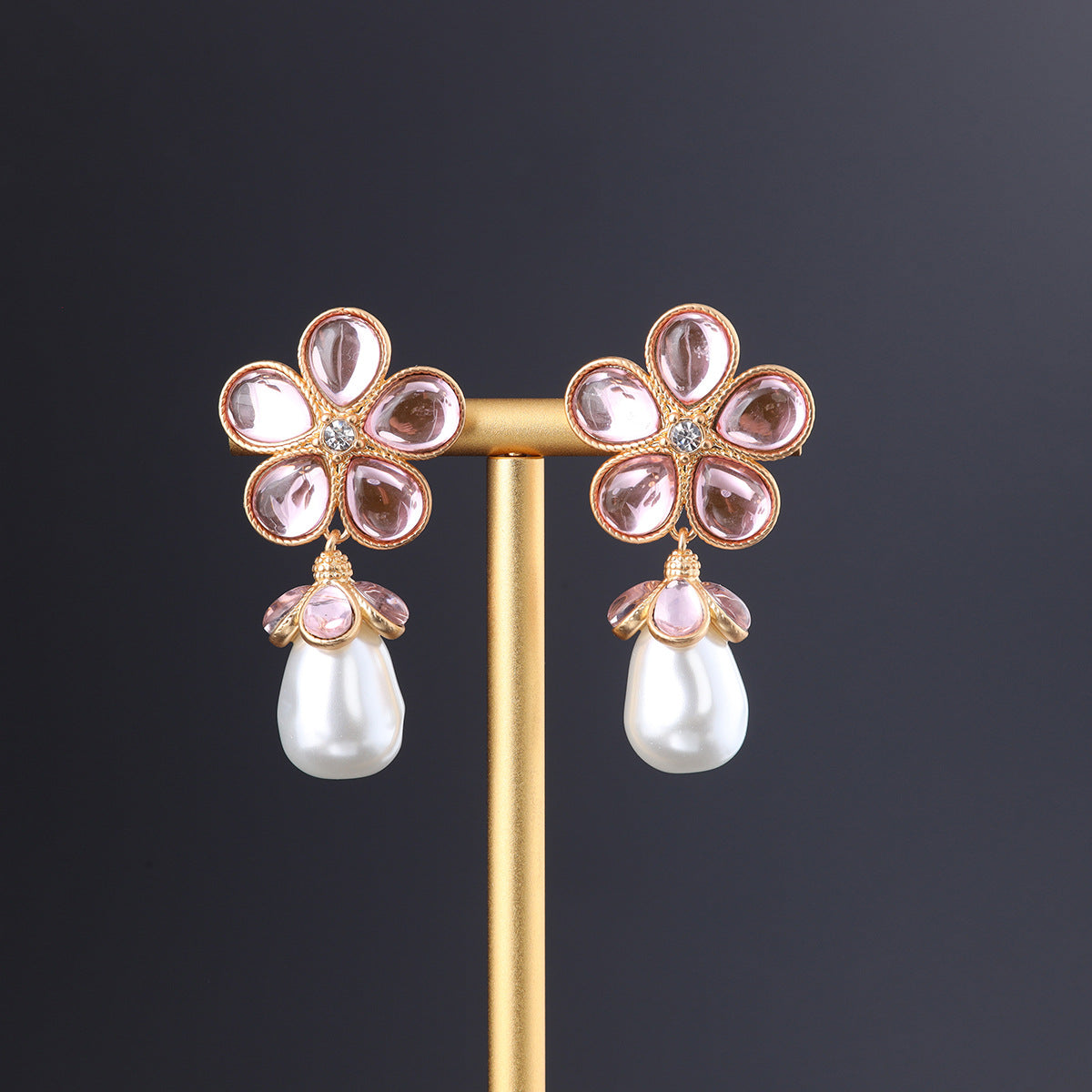 Vintage Chic Handcrafted Luxury Earrings for Ladies
