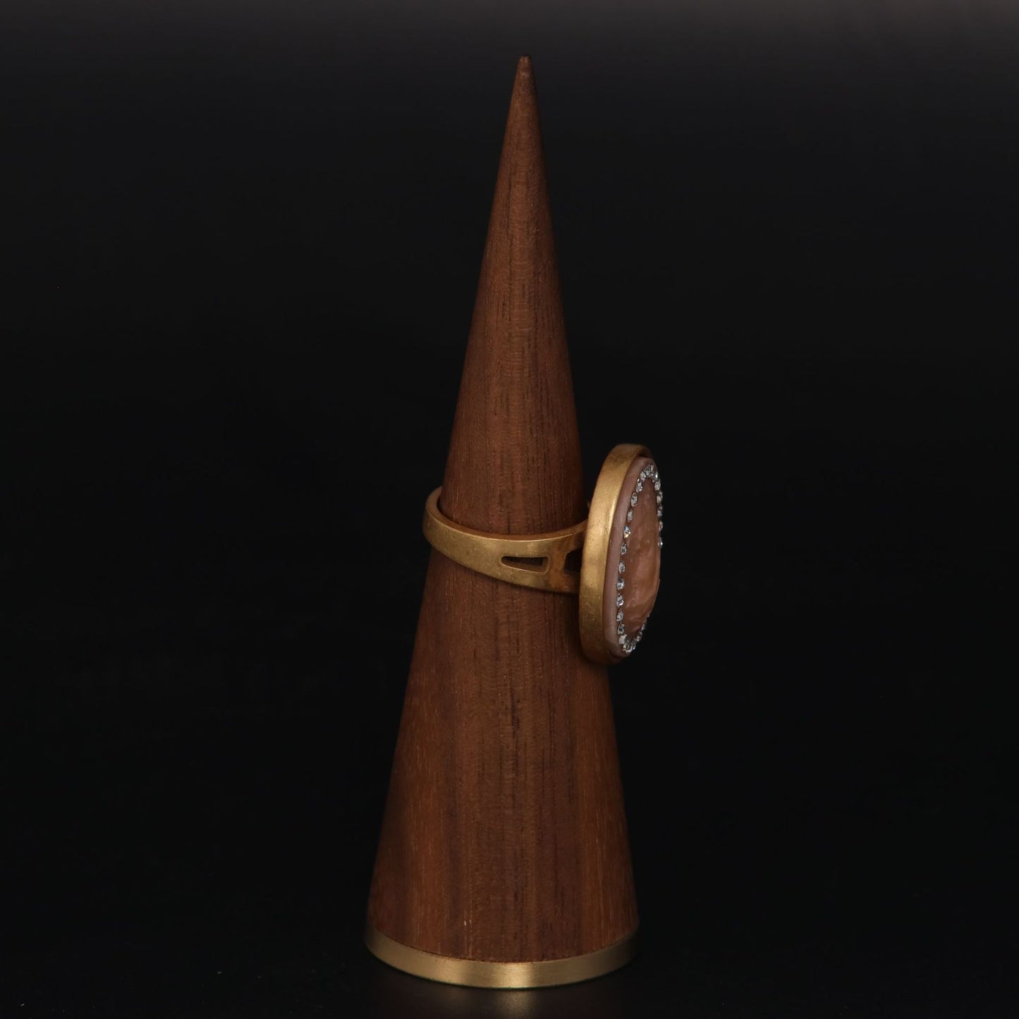 Vintage Geometric Luxury Chic Open Ring Handcrafted Design