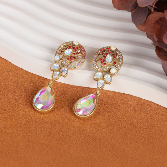 Vintage Floral Classic Artisan Earrings Handcrafted Design