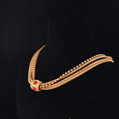 Vintage Geometric Statement Refined Necklace for Ladies