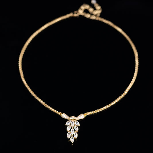 Vintage Natural Stone Classic Necklace Handcrafted Design