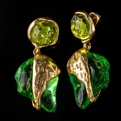 Vintage Star Classic Handcrafted Earrings Handcrafted Design