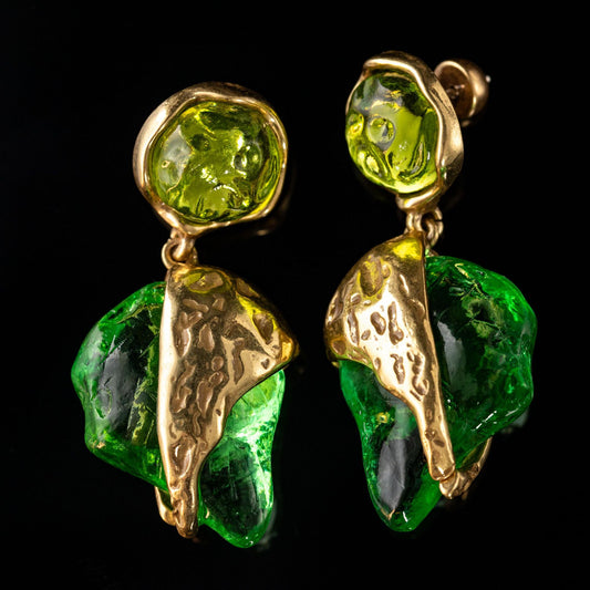 Vintage Star Classic Handcrafted Earrings Handcrafted Design