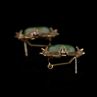 Vintage Natural Stone Chic Earrings for Women