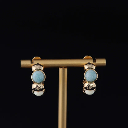 Vintage Geometric Luxury Handcrafted Earrings Handcrafted Design