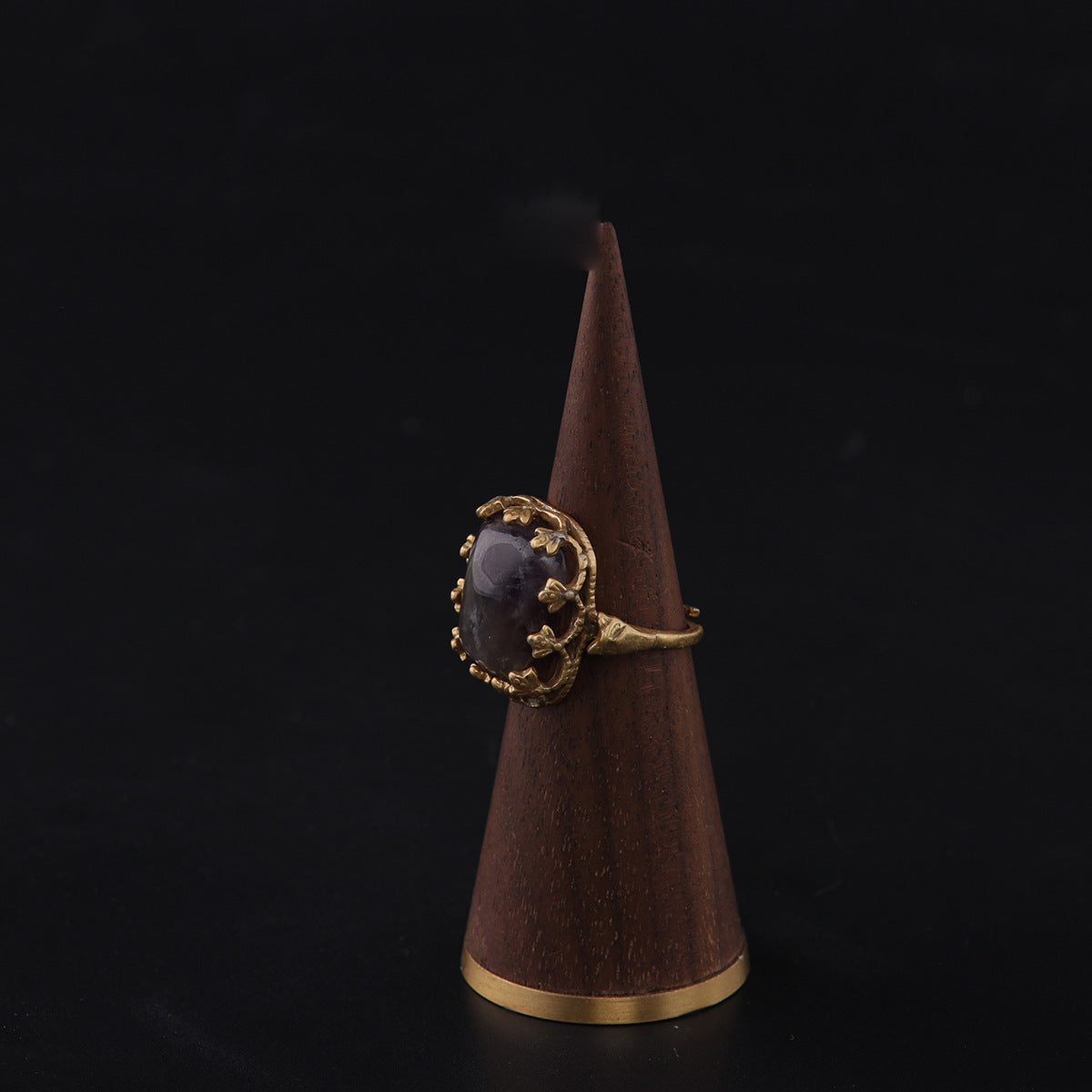 Vintage Geometric Refined Handcrafted Open Ring Handcrafted Design