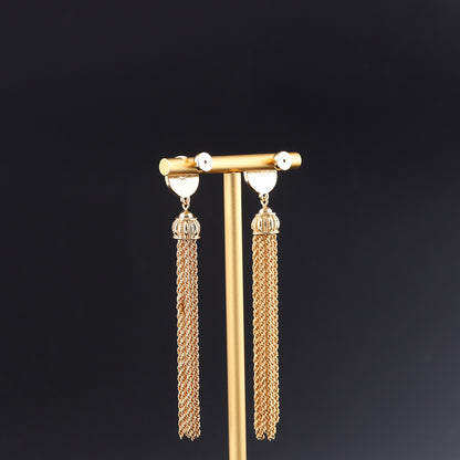 Vintage Crystal Star Timeless Handcrafted Earrings for Ladies