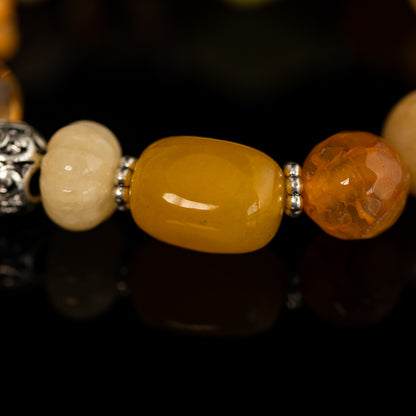 Vintage Agate Geometric Chic Bracelet Timeless Style