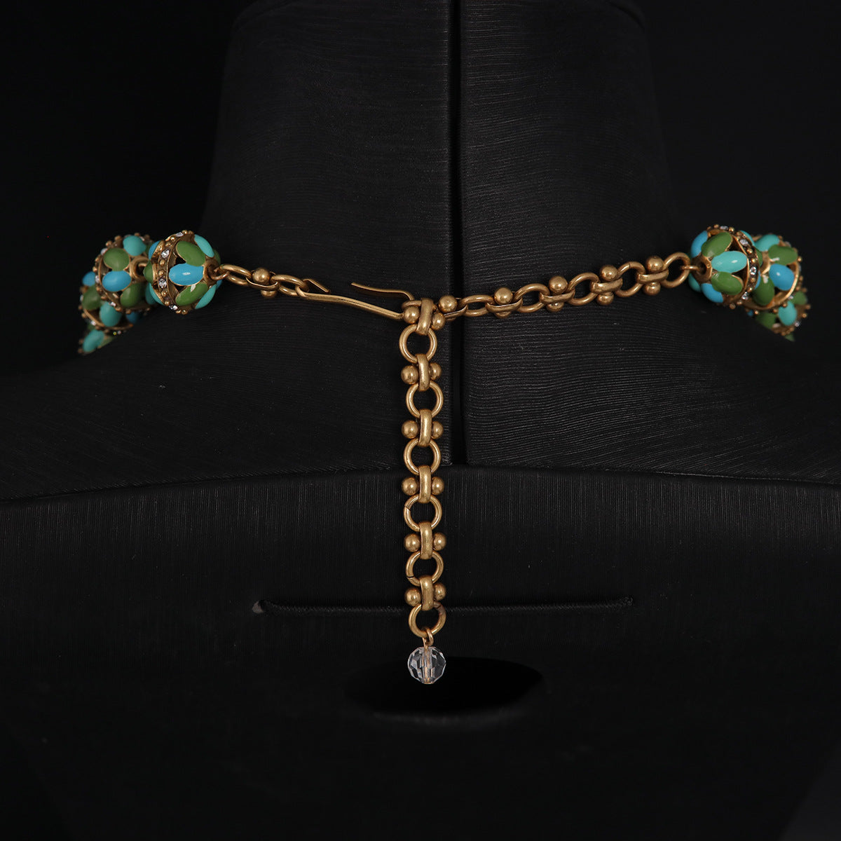 Vintage Glass Classic Handcrafted Necklace Timeless Style