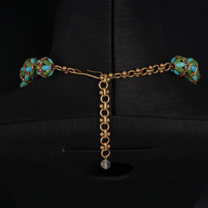 Vintage Glass Classic Handcrafted Necklace Timeless Style