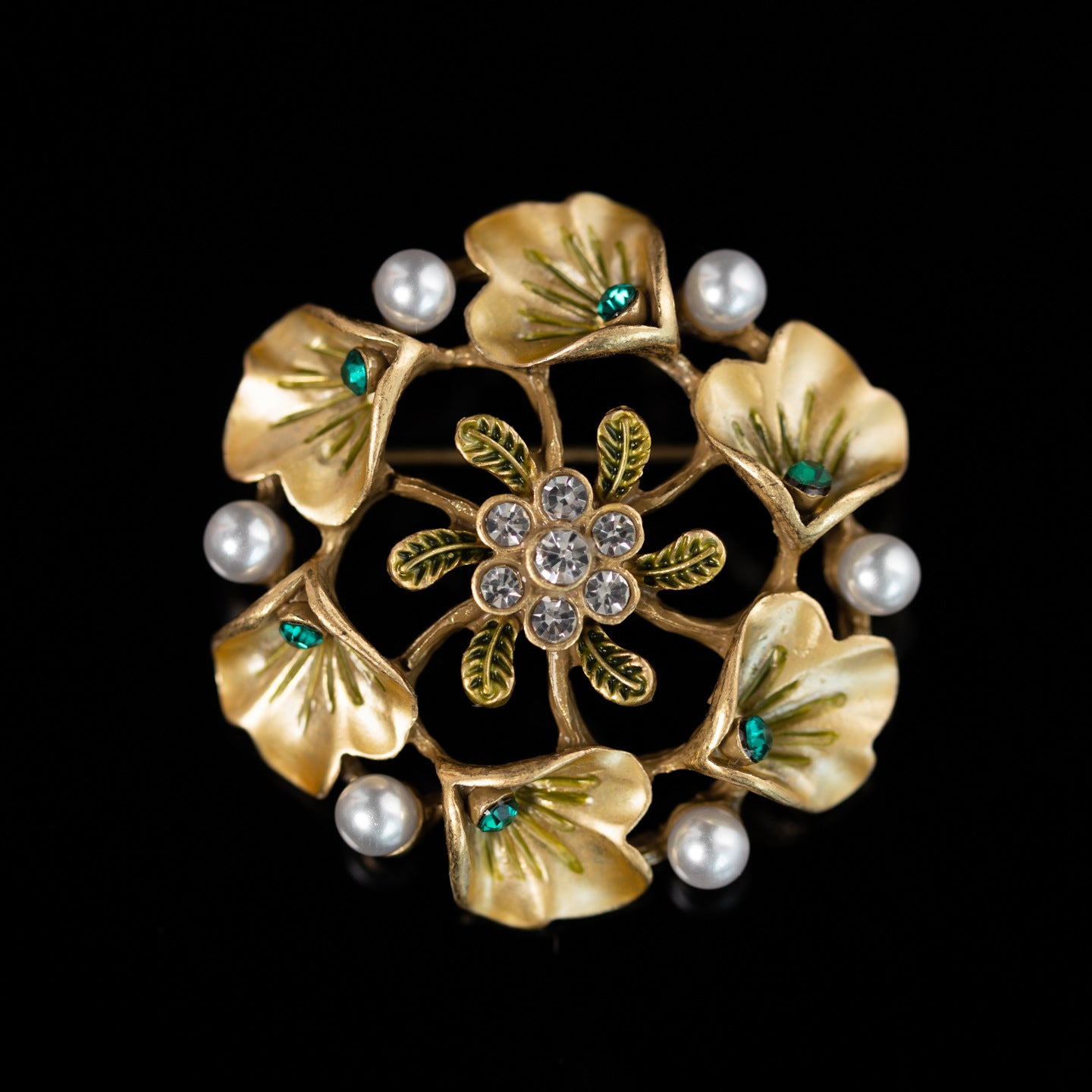 Vintage Cross Artisan Handcrafted Brooches for Men