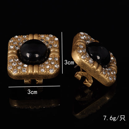 Vintage Agate Geometric Timeless Earrings Gift Jewelry