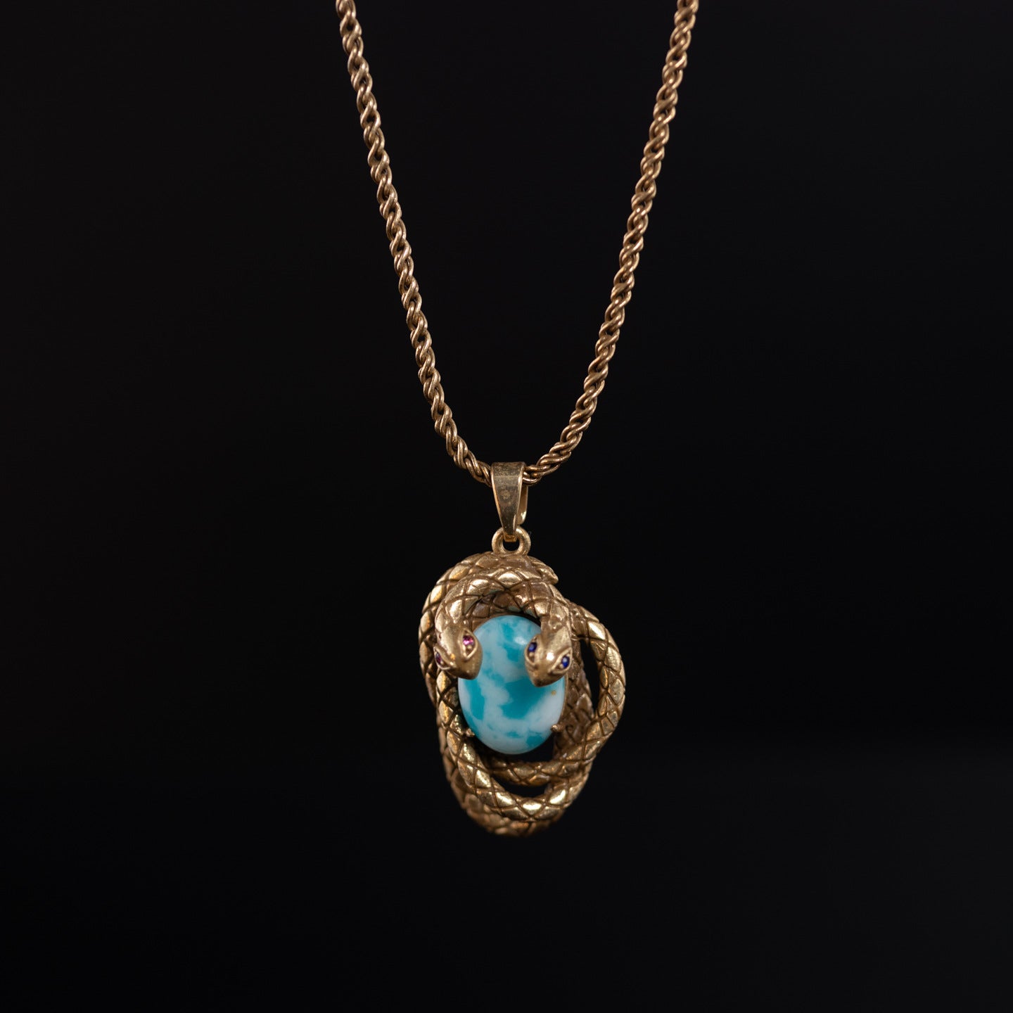 Vintage Natural Stone Luxury Necklace Gift Jewelry