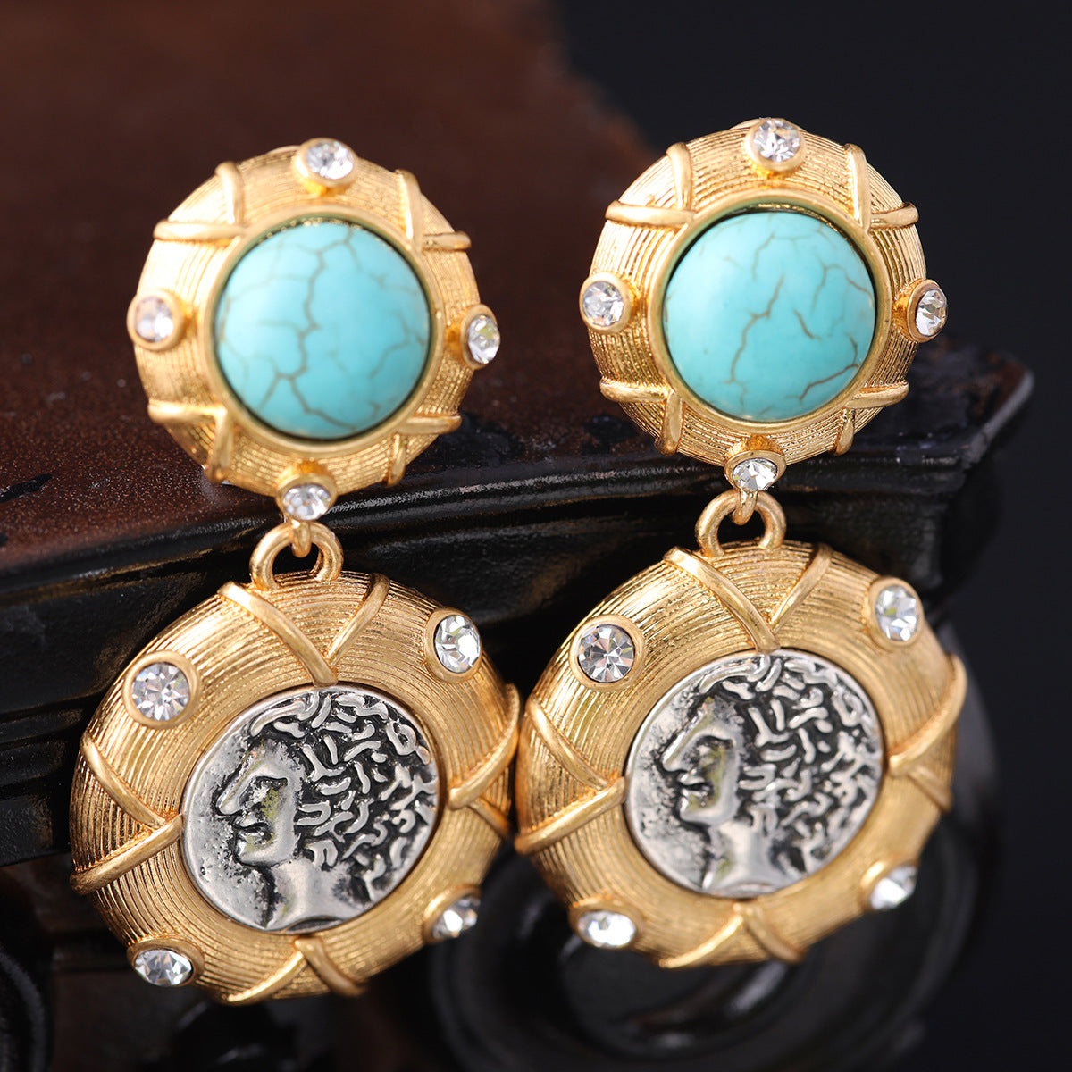 Vintage Geometric Artisan Handcrafted Earrings Handcrafted Design