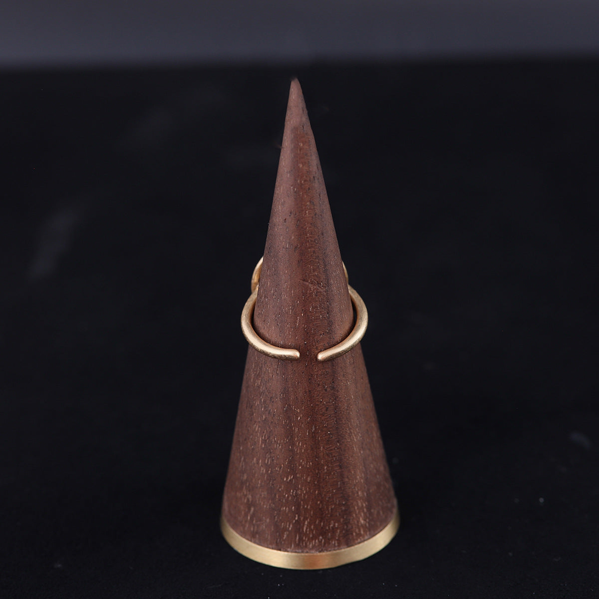 Vintage Enamel Geometric Luxury Open Ring