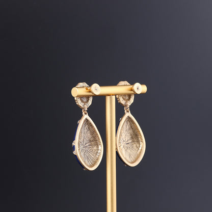 Vintage Timeless Polished Artisan Earrings Handcrafted Design