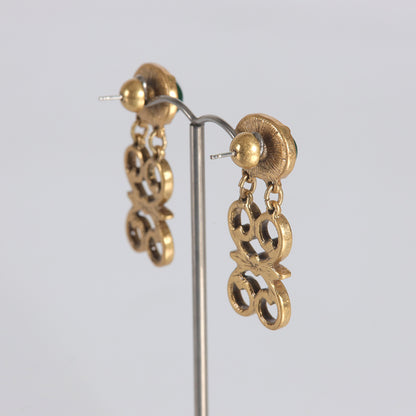 Vintage Geometric Refined Handcrafted Earrings Timeless Style