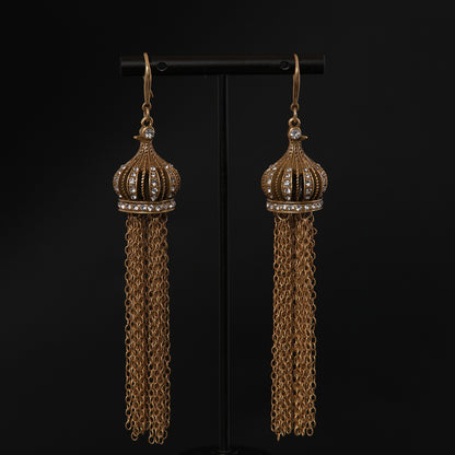Vintage Elegant Artisan Chic Earrings Handcrafted Design