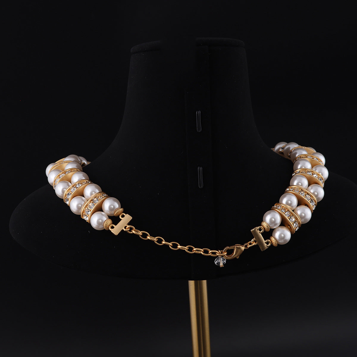 Vintage Pearl Geometric Timeless Necklace Timeless Style
