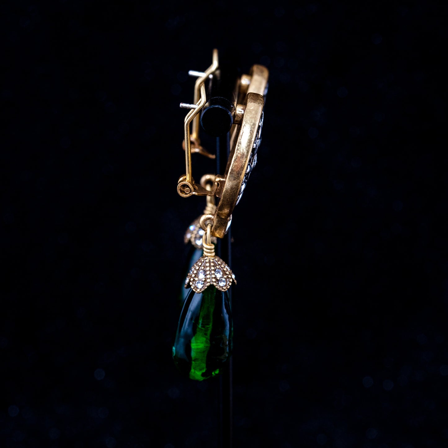 Vintage Glass Elegant Handcrafted Earrings Gift Jewelry