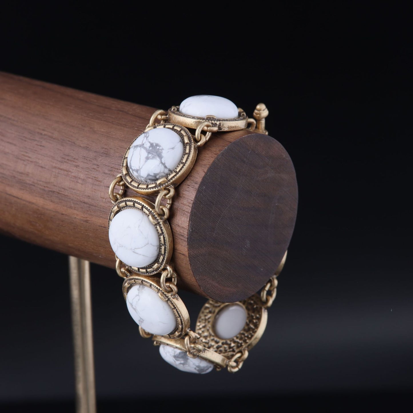 Vintage Natural Stone Geometric Timeless Bracelet for Women