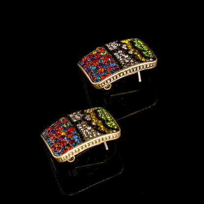 Vintage Geometric Classic Elegant Earrings Timeless Style