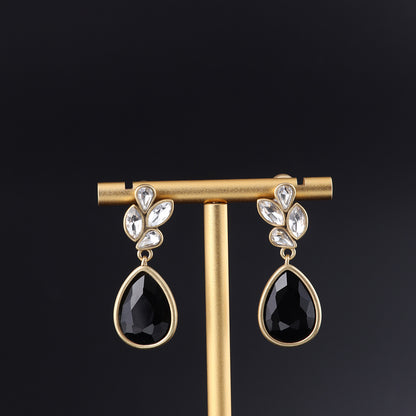 Vintage Cubic Zirconia Refined Earrings for Women