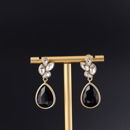 Vintage Cubic Zirconia Refined Earrings for Women