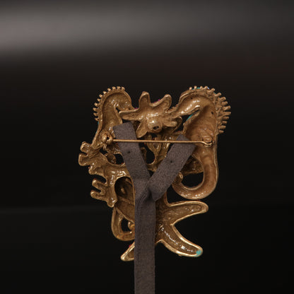 Vintage Art Deco Luxury Brooches for Men