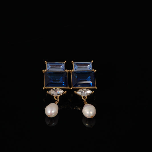 Vintage Pearl Artisan Luxury Earrings Timeless Style