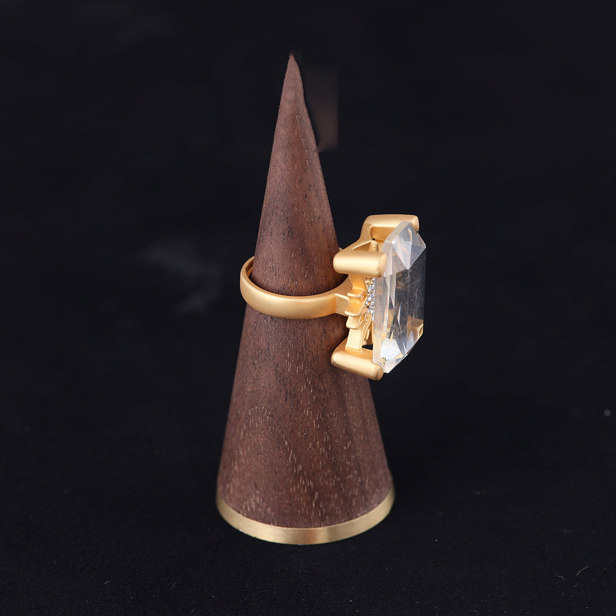 Vintage Geometric Luxury Handcrafted Open Ring Handcrafted Design