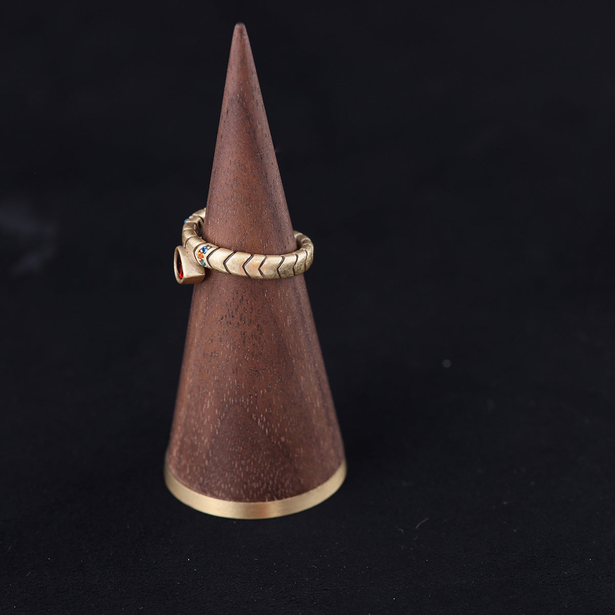 Vintage Artisan Handcrafted Chic Open Ring Handcrafted Design