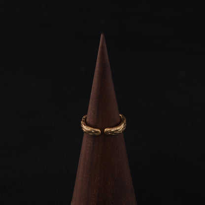 Vintage Geometric Chic Classic Open Ring Timeless Style