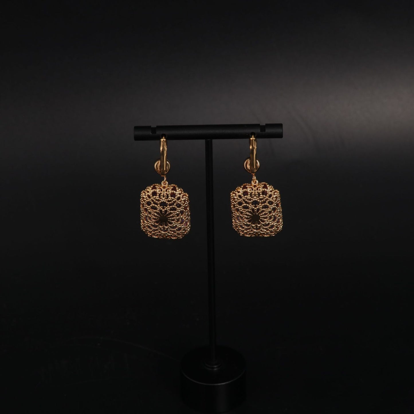 Vintage Crystal Luxury Engraved Earrings for Women