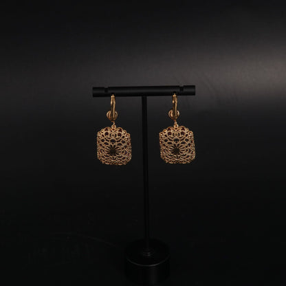 Vintage Crystal Luxury Engraved Earrings for Women