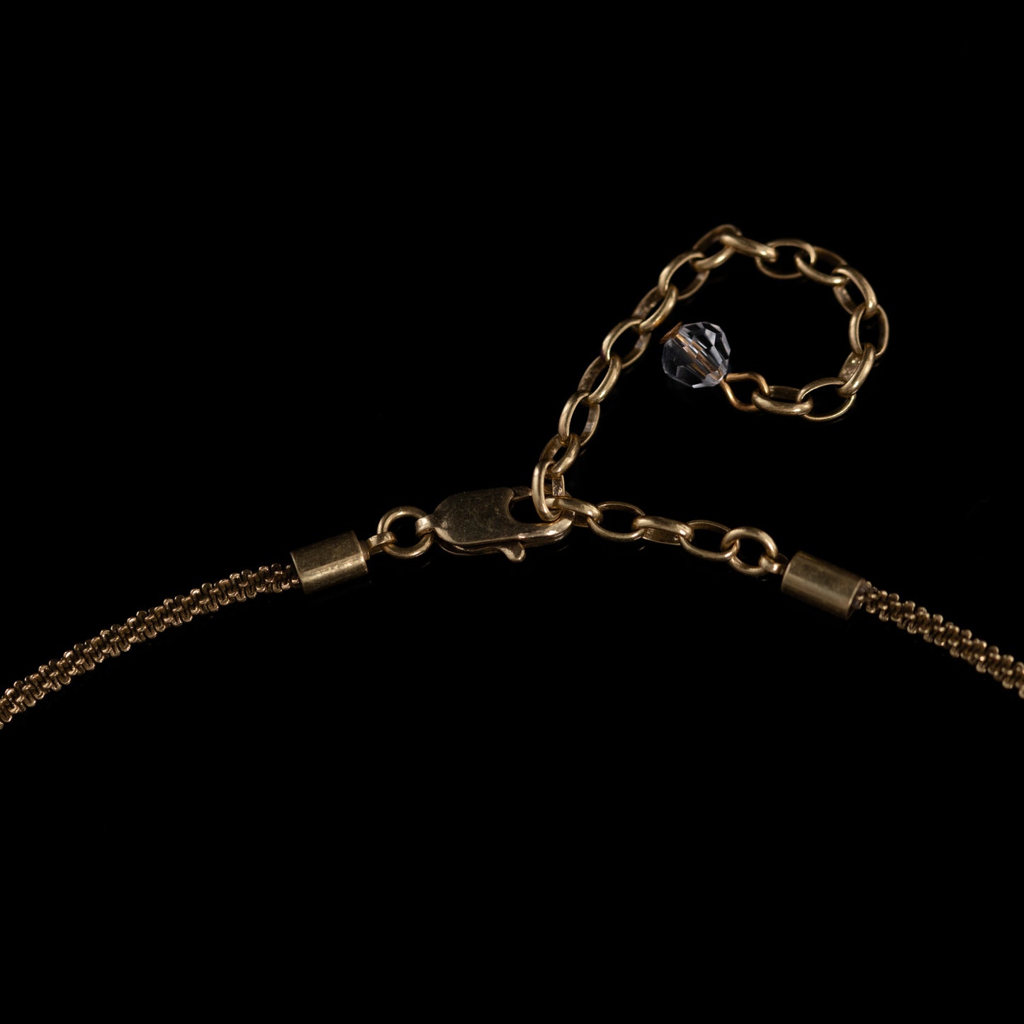 Vintage Crystal Floral Timeless Handcrafted Necklace Handcrafted Design