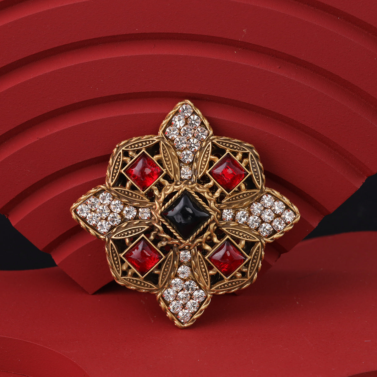Vintage Geometric Chic Statement Brooches Timeless Style