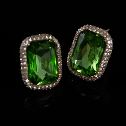 Vintage Cubic Zirconia Timeless Polished Earrings Timeless Style